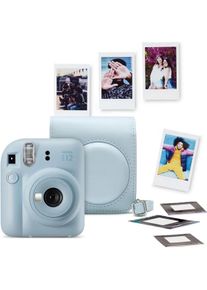 Fujifilm Instax Mini 12 Bundle, Sofortbildkamera, Blau