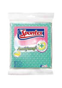 SPONTEX SPONTEX&scaron;luostės-Kempinės Antifungi.3vnt, Reinigungsutensil, Orange, Blau, Mehrfarbig, Gelb