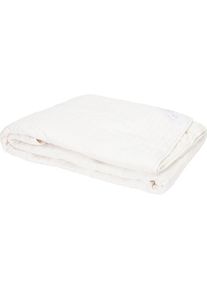 Domoletti, Decke, Blanket Masterjero Natural Pure Cotton, 200 x 220 cm, white (200 x 220 cm)