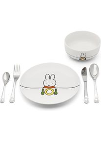 Zilverstad Children's dinner set Miffy, 6 pieces, Besteck, Weiss