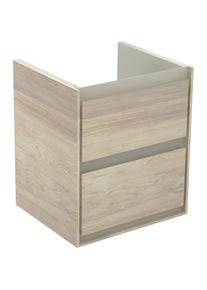 Ideal Standard, Waschbeckenunterschrank, IDS WT-US CONNECT AIR CUBE 2 Ausz&uuml;ge 430 Pinie h. Dek / braun matt (43 x 40 x 52 cm)