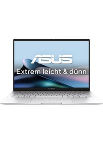 ASUS ZenBook 14 (14", 1000 GB, 16 GB, DE, Intel Core Ultra 9 285H), Notebook, Silber