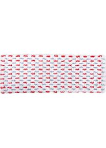 Thema_lux Floor mop cloth Thema Lux, 400 mm, white/red, Reinigungsutensil, Rot, Weiss