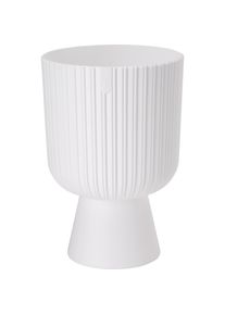 &lrm;Form Plastic, Blumentopf, Flowerpot Form Plastic KELI MIKA 5125-011, &Oslash; 17.8 cm, white
