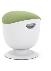 Up Up, B&uuml;rostuhl, Seul ergonomic balance stool White, D42 Green fabric
