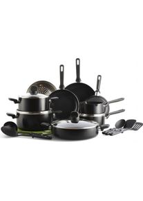 Greenpan Memphis Kollektion, Pfanne + Kochtopf, Schwarz