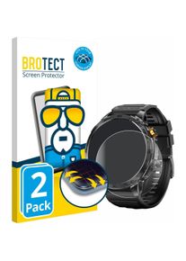 BROTECT Fullscreen f&uuml;r Stahlgear Zeus 2.0 1.75" Schutzfolie Displayschutz Folie Klar Transparent, Smartwatch Schutzfolie, Transparent