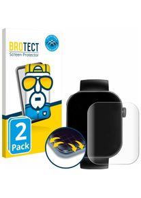 BROTECT Fullscreen f&uuml;r Cillso T80 2.01" Schutzfolie Displayschutz Folie Klar Transparent, Smartwatch Schutzfolie, Transparent