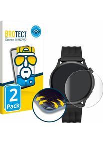 BROTECT Fullscreen f&uuml;r OnePlus Watch Lite Schutzfolie Displayschutz Folie Klar Transparent, Smartwatch Schutzfolie, Transparent