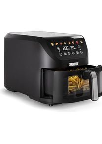 Princess SlimFry Airfryer mit 8 Programmen, Touchscreen, Kijkvenster und Automatischer Uitschakeling, Fritteuse