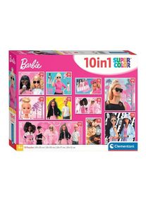 Clementoni Jigsaw Puzzle Super Color 10in1 Barbie Boden