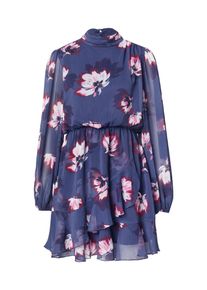 ABOUT YOU, Damer, Kjole 'Nancy Body', M&oslash;rkebl&aring; / Pink / Hvid, St&oslash;rrelse M