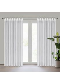 ArtFir Z&aacute;clona ALEXANDRA PU | biela 140 x 250 cm