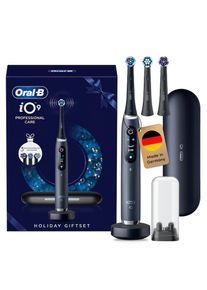 Oral-B Elektrische Zahnb&uuml;rste &raquo;iO Series 9&laquo; 3 Stk. Aufsteckb&uuml;rsten Geschenkedition, 7 Putzmodi, Lade-Reise-Etui