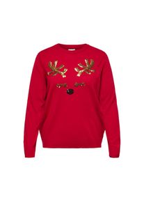 Only CARMAKOMA Weihnachtspullover &raquo;CARXMAS SHINE LS ONECK KNT&laquo; Ugly Sweater