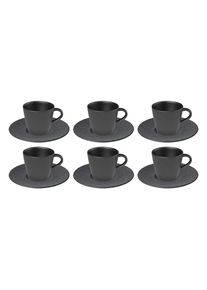Villeroy & Boch Villeroy & Boch Tasse &raquo;Kaffee Set Manufacture Rock 150 ml 6er Set schwarz&laquo;