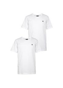 Champion T-Shirt Packung, 2 Stk. f&uuml;r Kinder wei&szlig;, Gr&ouml;&szlig;e XS (116/122)