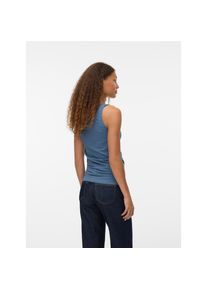 V&eacute;ro Moda Vero Moda, Damen, Tanktop &raquo;VMLULU LONG TANK TOP JRS GA NOOS&laquo; Baumwollmischung, regular fit, China Blue, XL, Basic Tank-Top von Vero Moda