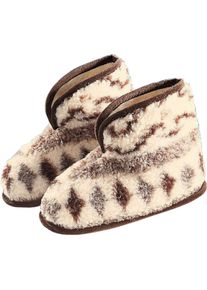 Damska Papuče Hned&aacute; vzorovan&aacute; veľkosť 44/45