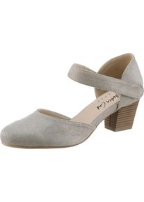 Andrea Conti Damen Pumps, kardborrkn&auml;ppning ljusgr&aring; Gr&ouml;&szlig;e 41