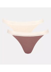 Sloggi Slip 'GO' Femme beige, marron taille XL