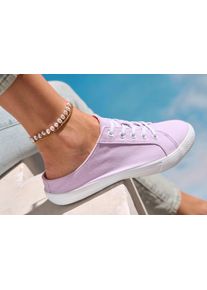 Vivance Dames Slippers in lila ,maat 42, Witt, 100% Textiel