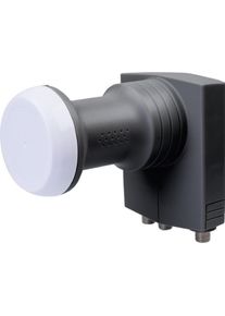 Schwaiger Digitales Quad LNB (Quattro LNB, 40mm), LNB, Schwarz