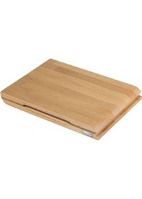 Artelegno Doppelseitiges Schneidebrett aus Buchenholz Torino - 40 cm, Schneidebrett, Braun