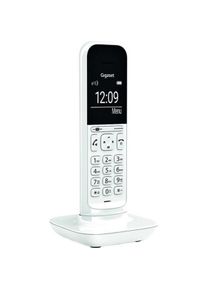 Gigaset CL390HX - draadloze design telefoon uitbreiding - DECT handset met handsfree-functie - groot grafisc, Telefon, Weiss