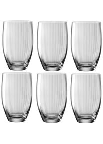 Leonardo Longdrinkglas Poesia 460 ml, 6 St&uuml;ck, Grau, Cocktailgl&auml;ser, Grau