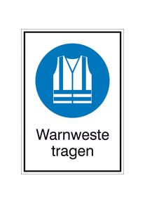 SafetyMarking&reg; SafetyMarking, Warnweste, Kombischild Warnweste tragen