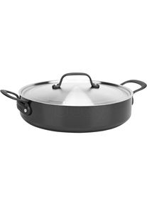 Greenpan Craft Hapjespan met deksel 30 cm, Pfanne + Kochtopf, Grau