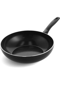 Greenchef Prime Wok 28cm - Wokpan inductie - Wokpan PFAS vrij - Geschikt voor inductie, Pfanne + Kochtopf