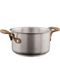 Sambonet 1965 Vintage, Pfanne + Kochtopf, Silber