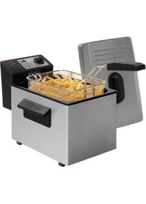 Fritel Friteuse mit Kaltzone, Fritteuse, Silber