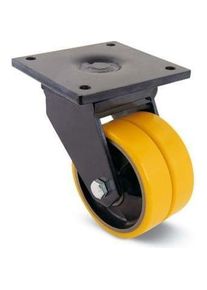 realspace Pro RS PRO, M&ouml;belrollen, Drehlager Lenkrolle, Rad &oslash; 150mm, 1000kg, G