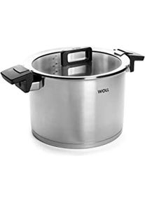 Woll 124-2NC Concept Hoher Kochtopf aus Edelstahl, Pfanne + Kochtopf, Silber