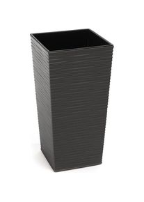 Lamela, Blumentopf, Flowerpot 593-50, plastic, &Oslash; 35 cm, grey