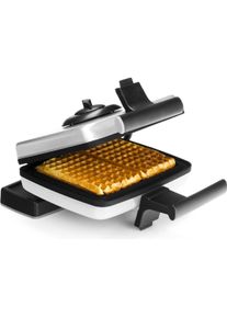 Frifri WA102 - Wafelijzer - Belgische Wafels 6x10 - 2 wafels per keer, Waffeleisen, Silber