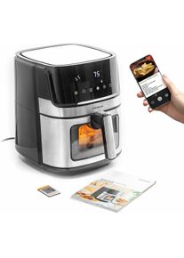InnovaGoods Heissluftfritteuse Fryinn View 6500 1700 W 6,5 L Edel, Fritteuse, Schwarz