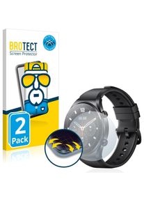 BROTECT Full-Cover Displayschutz (Xiaomi Watch S1), Smartwatch Schutzfolie, Transparent