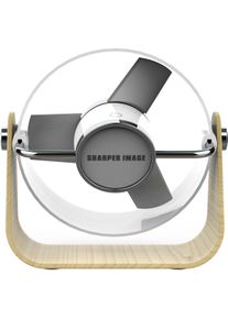 Sharper Image SBS1 USBVentilator, Ventilator, Weiss, Silber