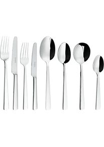 Grunwerg Westminster 44Piece Mirrored Cutlery Set in Box 44BXWMS 1810 Stainless Steel, Besteck, Silber