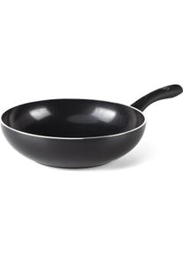 Greenchef Diamond wokpan 28cm - zwart - inductie - PFAS-vrij, Pfanne + Kochtopf, Schwarz