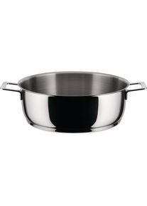 Alessi Pots Pans, Pfanne + Kochtopf, Silber