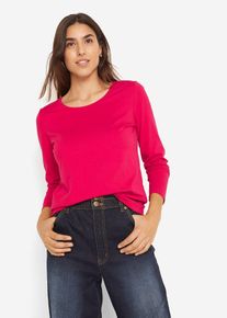 bonprix Femei Bluză cu m&acirc;necă lungă (set/2 buc.), roşu, 56/58
