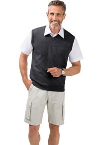 Marco Donati Herren Pullunder anthrazit-meliert Gr&ouml;&szlig;e 48