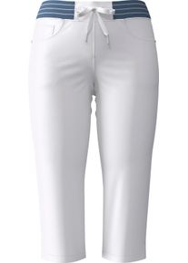 Damska Capri dž&iacute;nsy s elast. p&aacute;som biela veľkosť 42