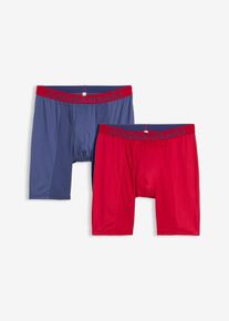 Lot de 2 boxers longs - rouge - taille 9 (3XL) - bonprix