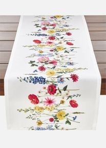 Chemin de table &agrave; imprim&eacute; floral - multicolore - taille 40x140 cm - bonprix